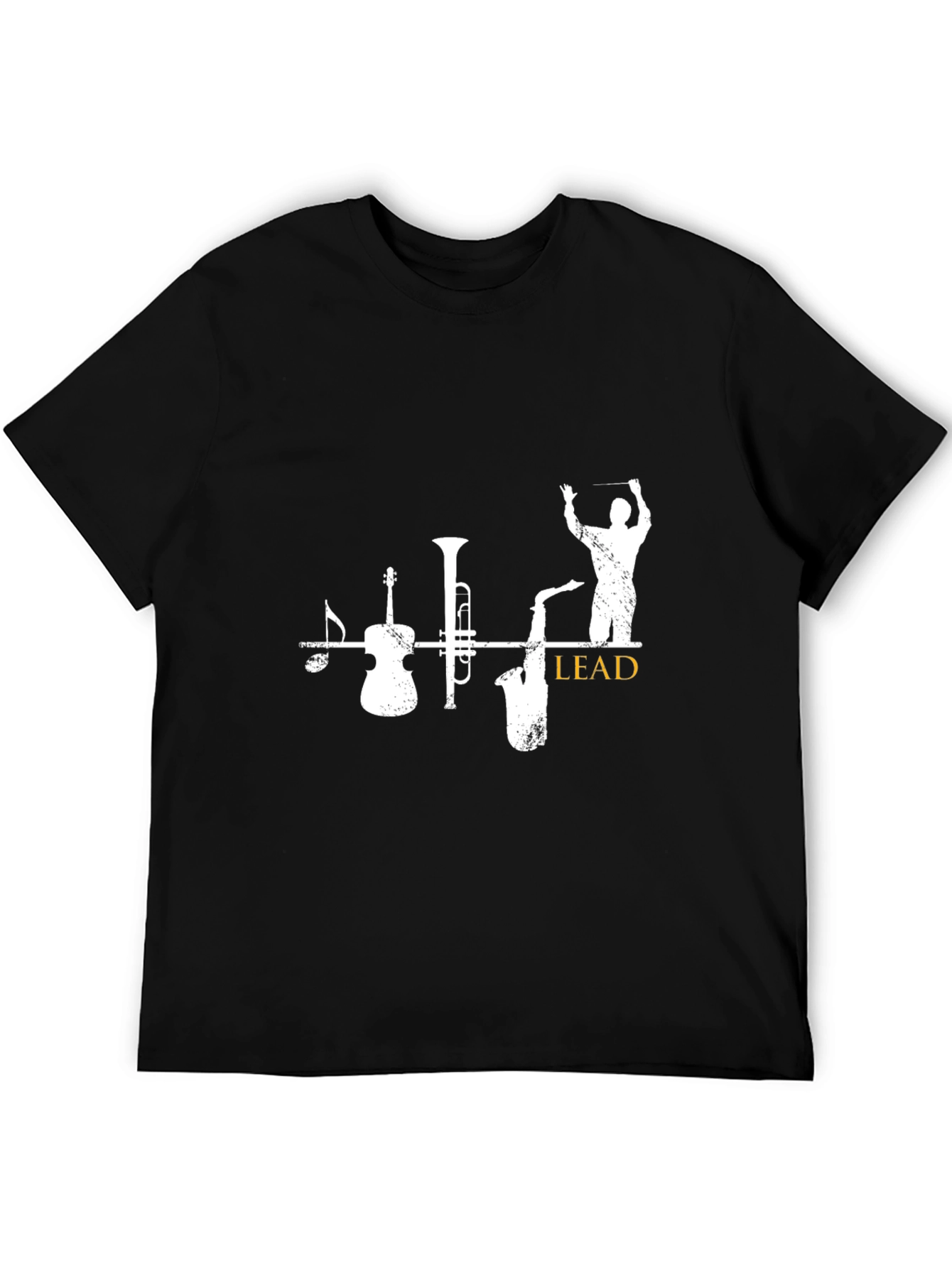Musical Instruments Black T-Shirt