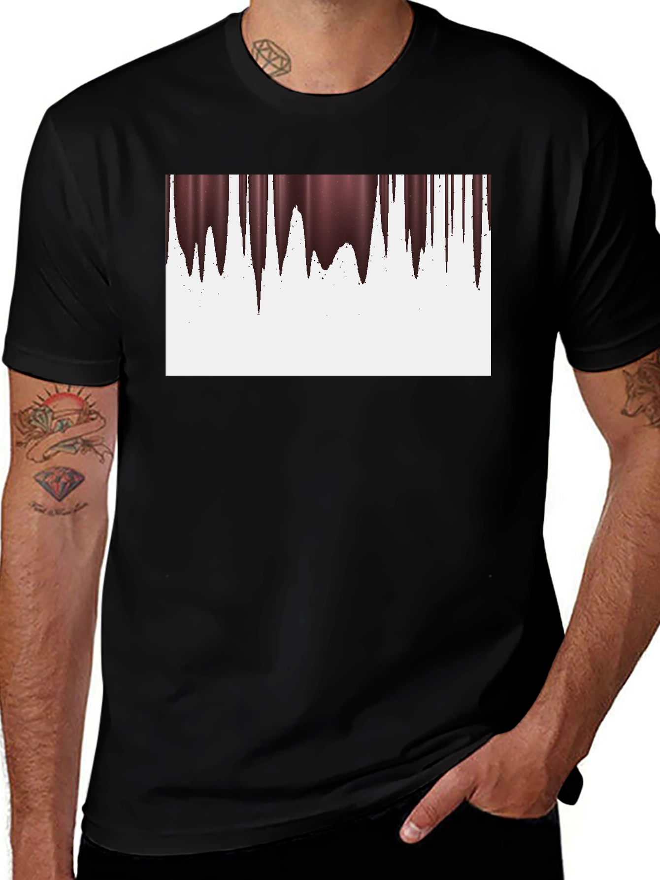 Dripping Chocolate Graphic Tee