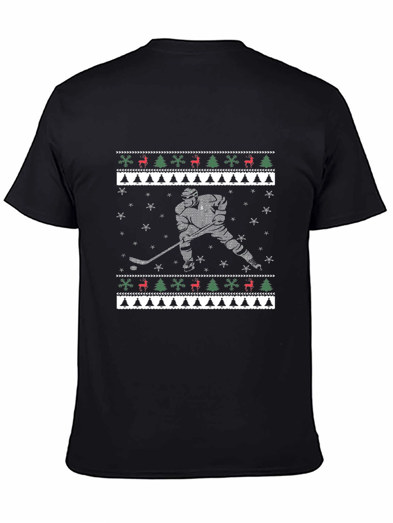Ugly Christmas Hockey T-Shirt