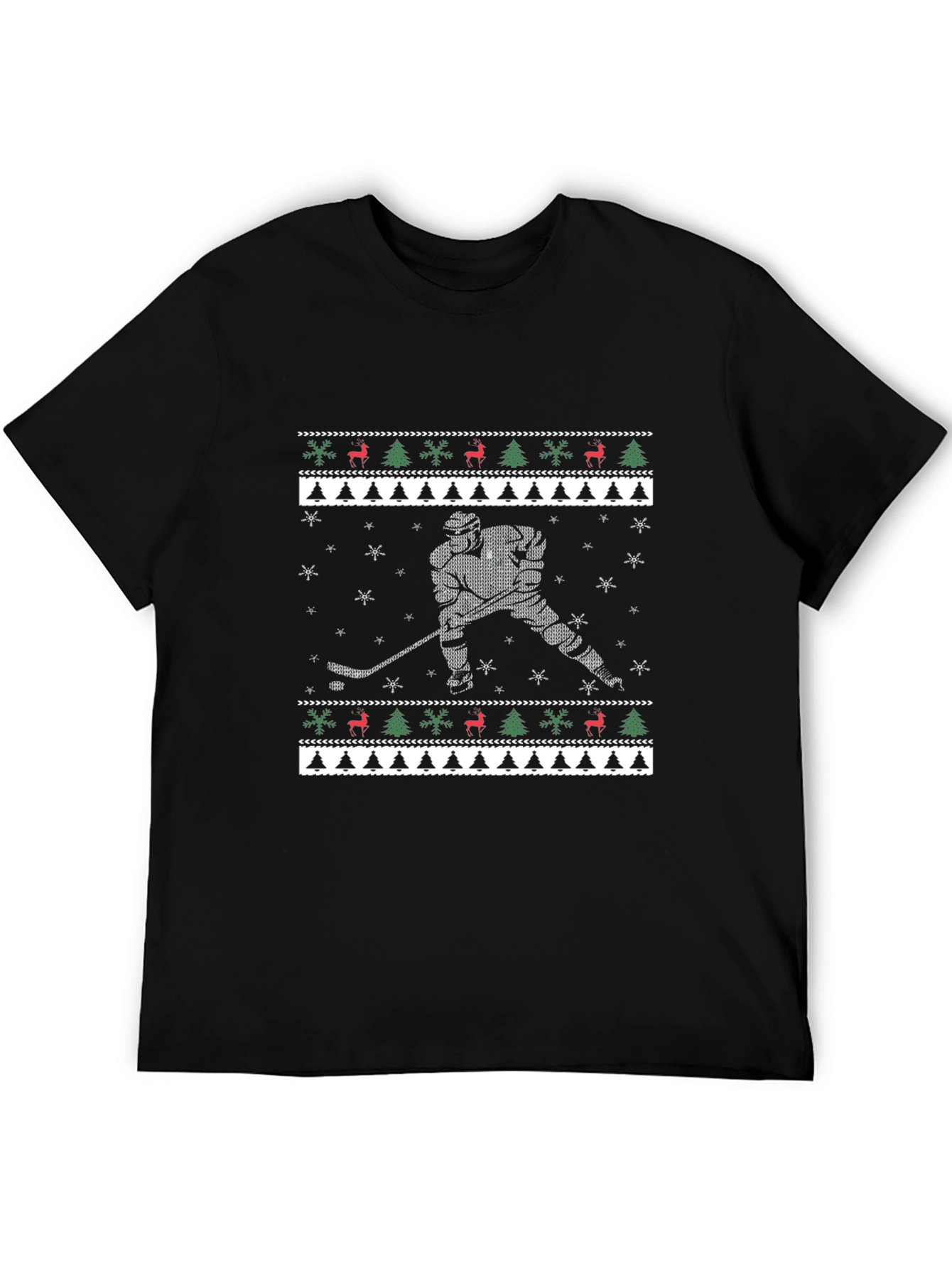 Ugly Christmas Hockey T-Shirt