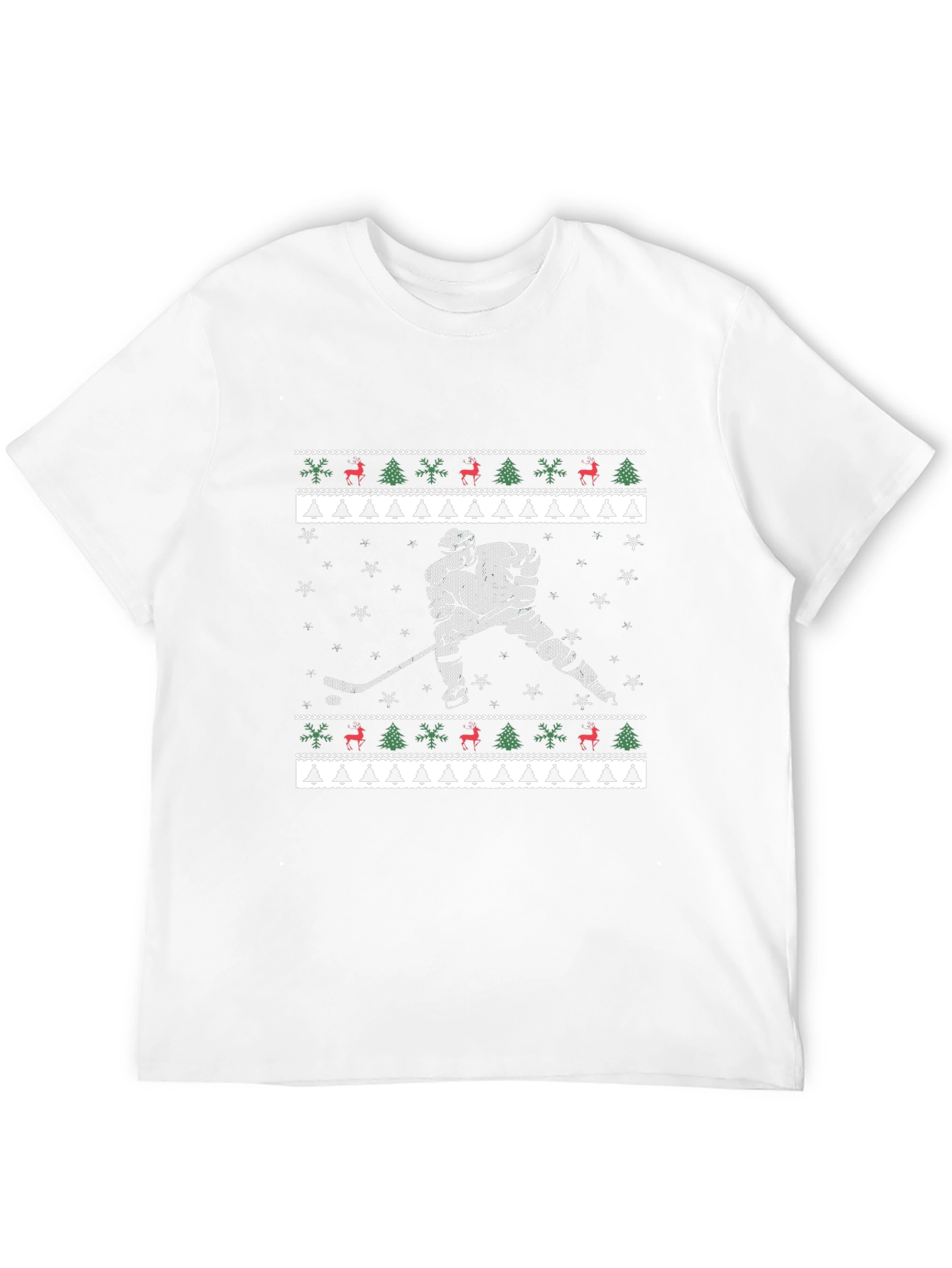 Ugly Christmas Hockey T-Shirt