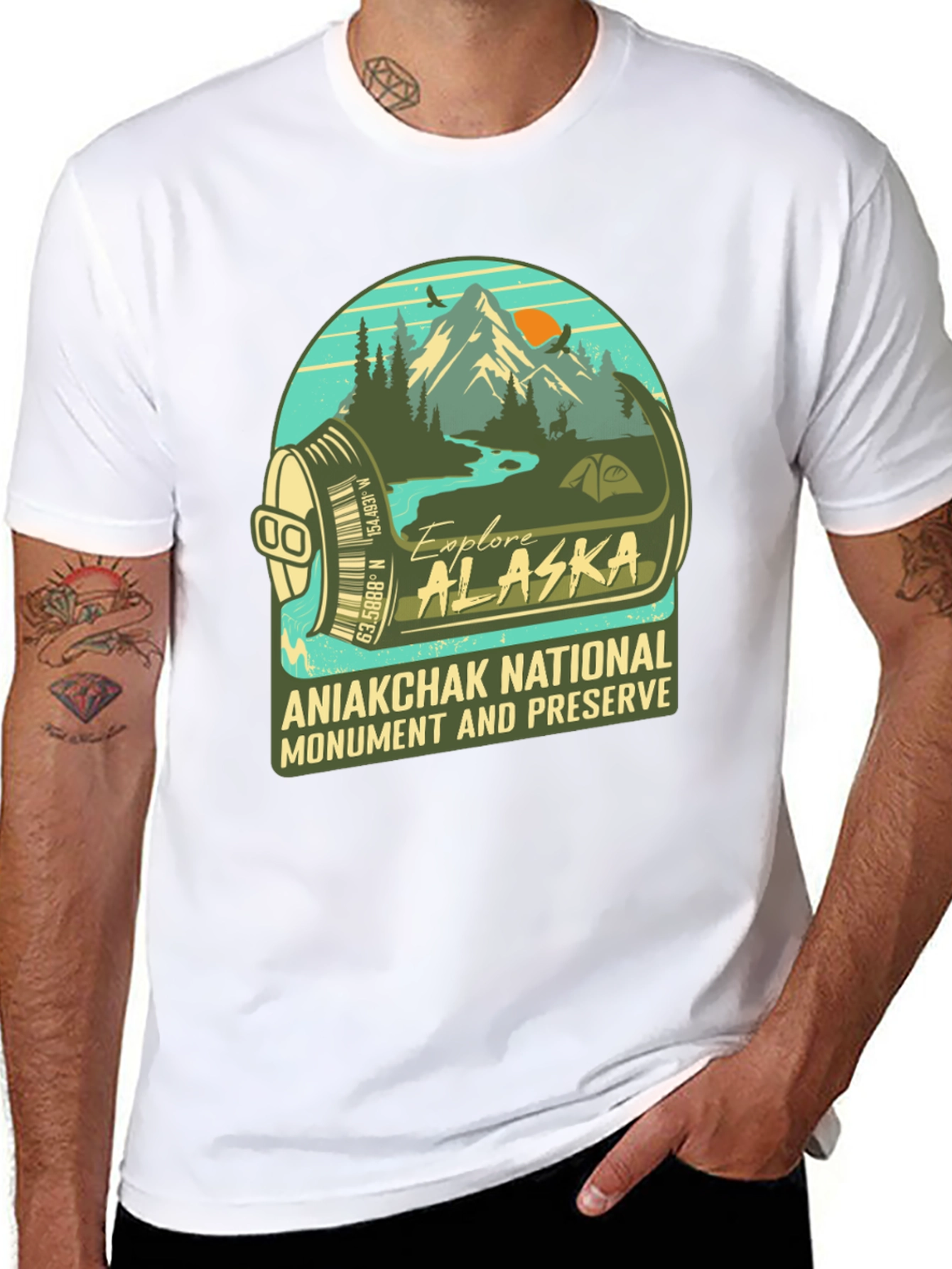 Aniakchak National Park Explore Alaska Graphic Tee
