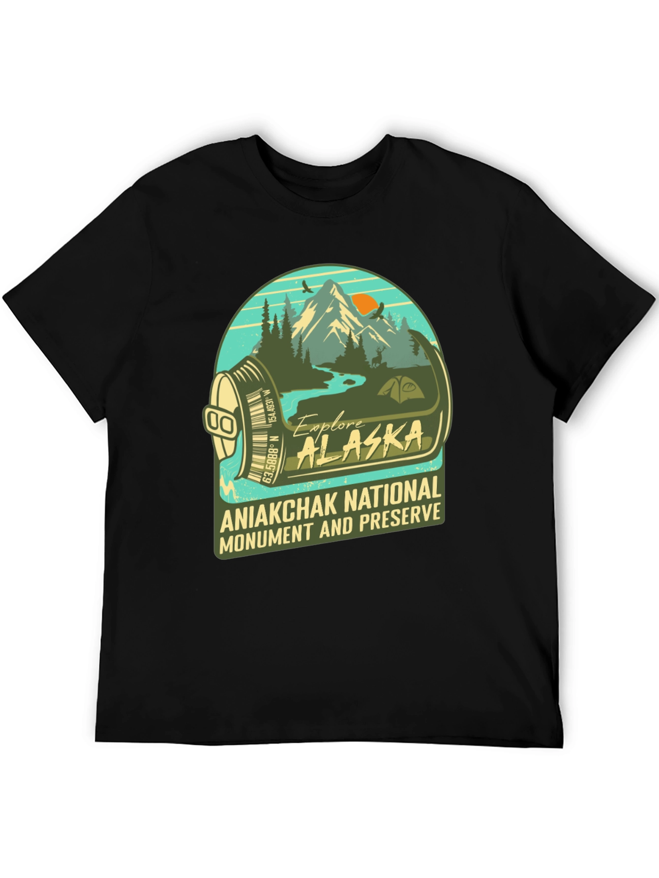 Aniakchak National Park Explore Alaska Graphic Tee