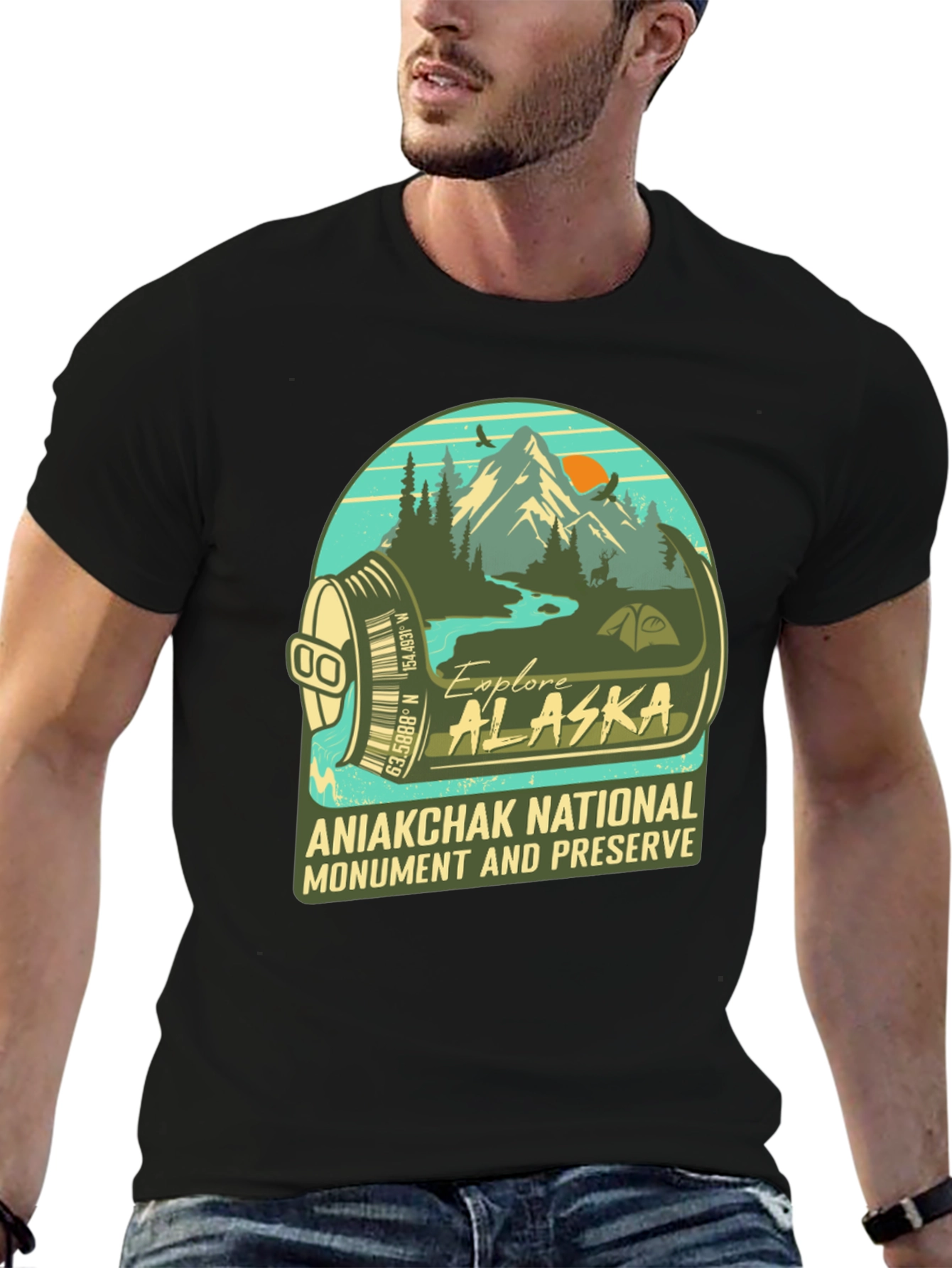Aniakchak National Park Explore Alaska Graphic Tee