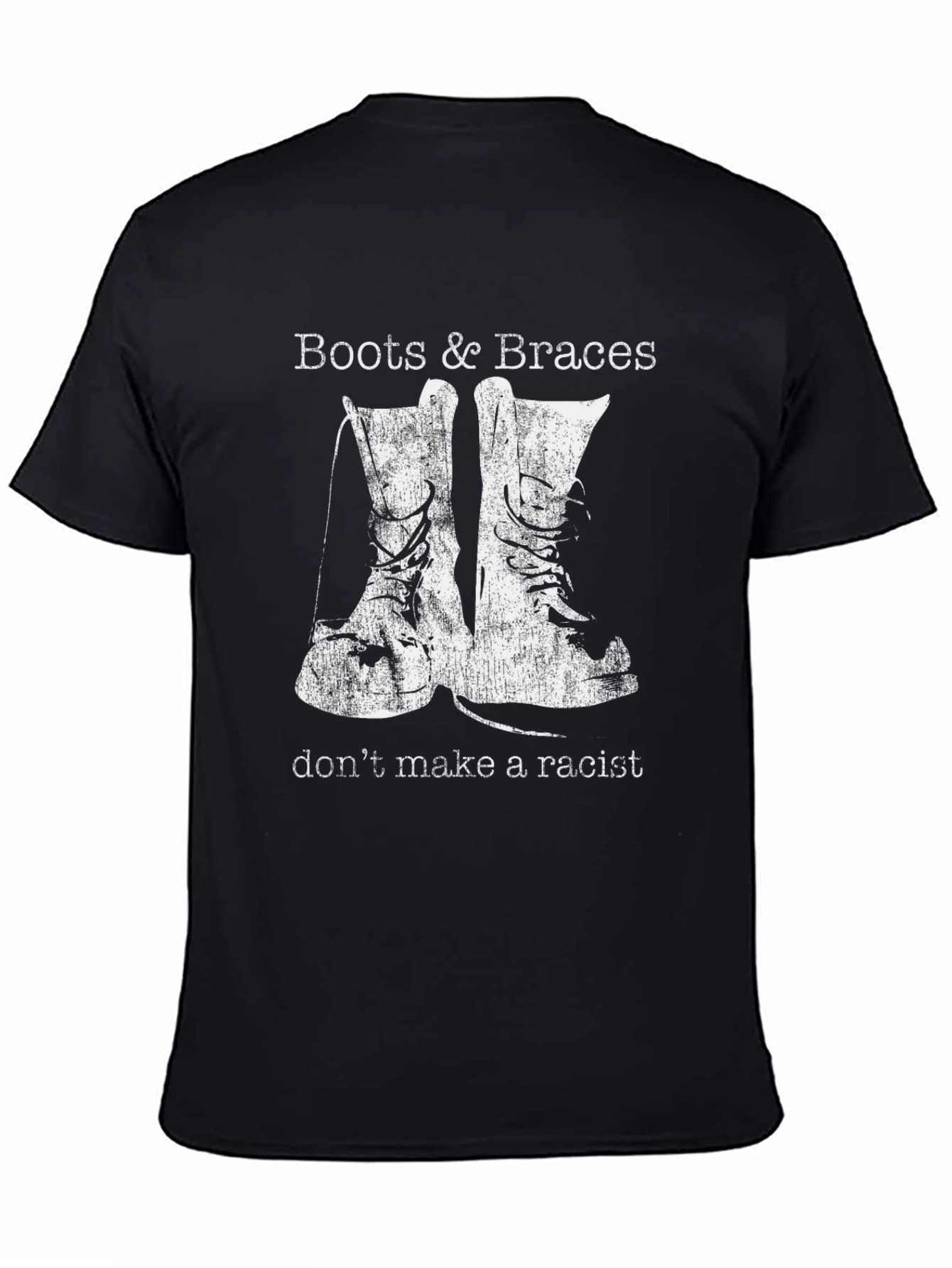 Boots & Braces T-Shirt - Anti-Racist Statement Tee