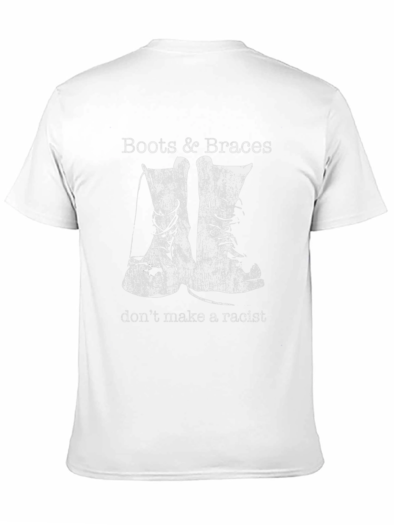 Boots & Braces T-Shirt - Anti-Racist Statement Tee
