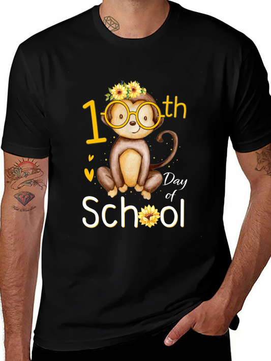 100th Day of School Monkey T-Shirt