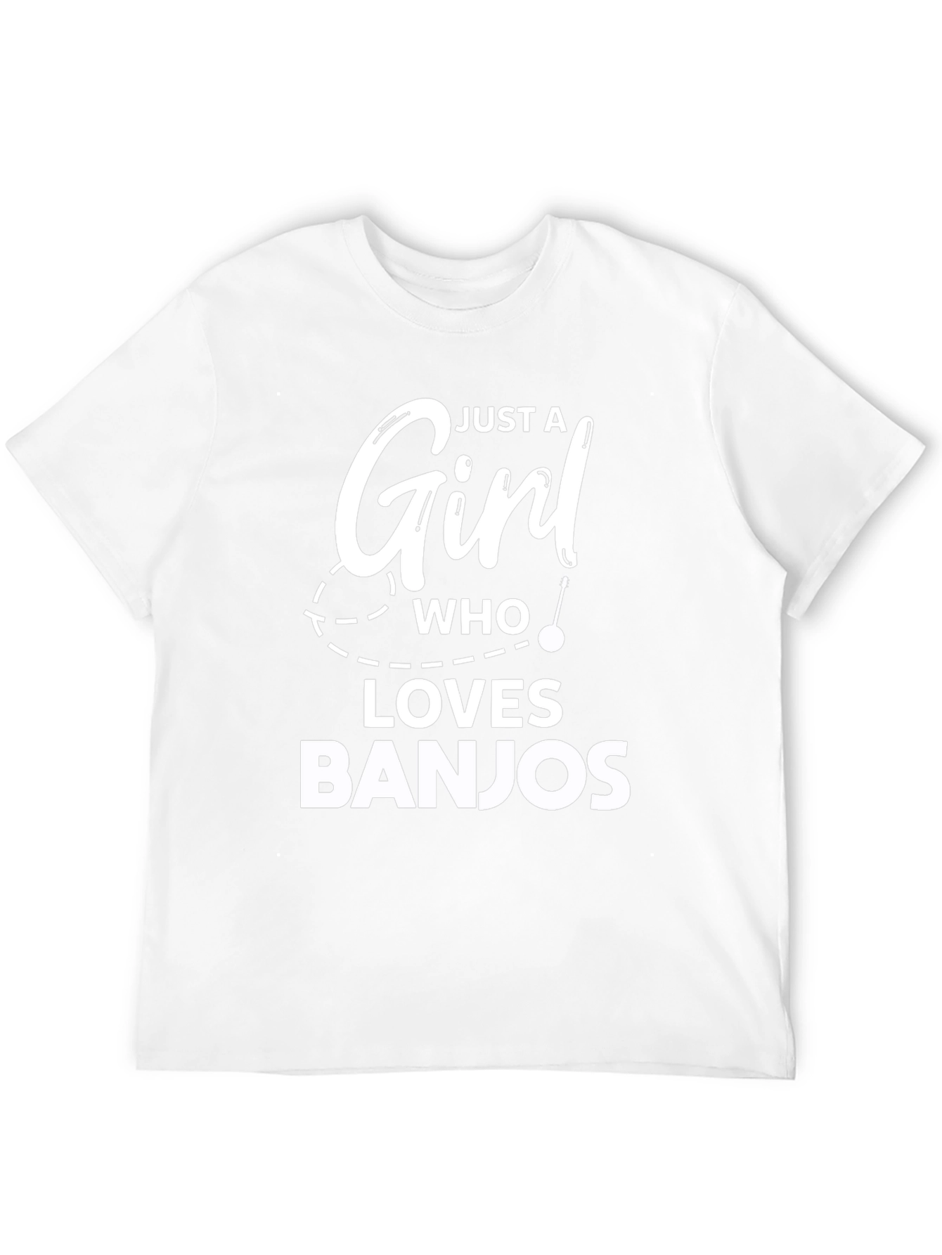 Just A Girl Who Loves Banjos T-Shirt