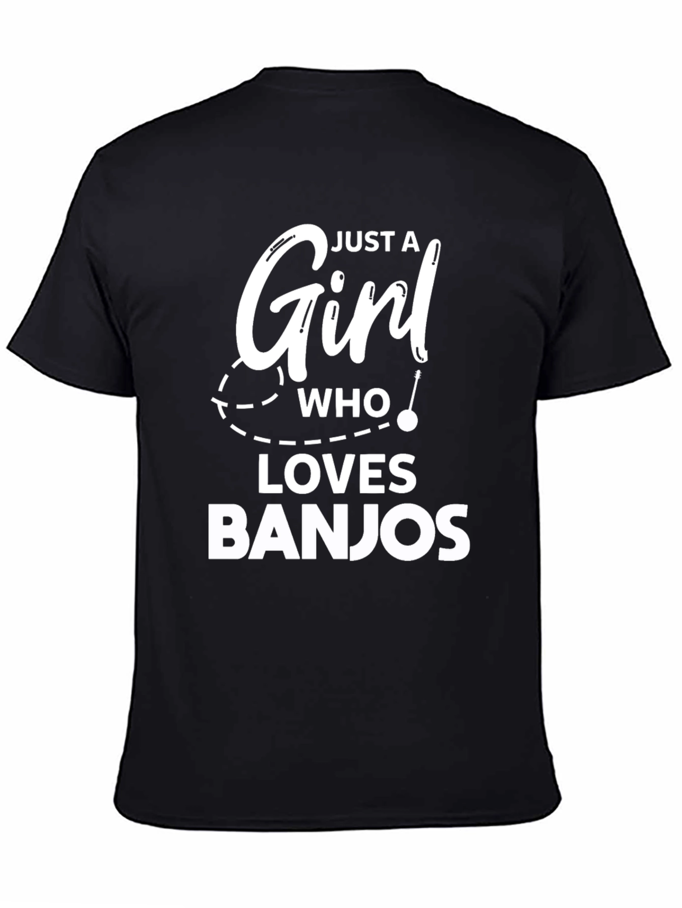 Just A Girl Who Loves Banjos T-Shirt