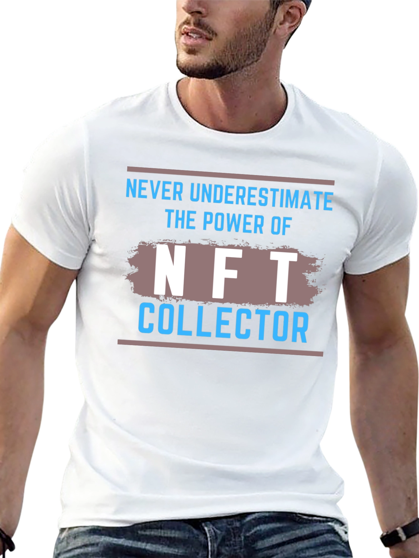 NFT Collector Graphic Tee - Black Cotton T-Shirt