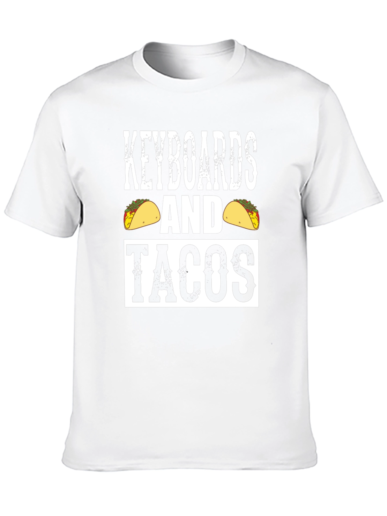 Keyboards and Tacos Graphic T-Shirt