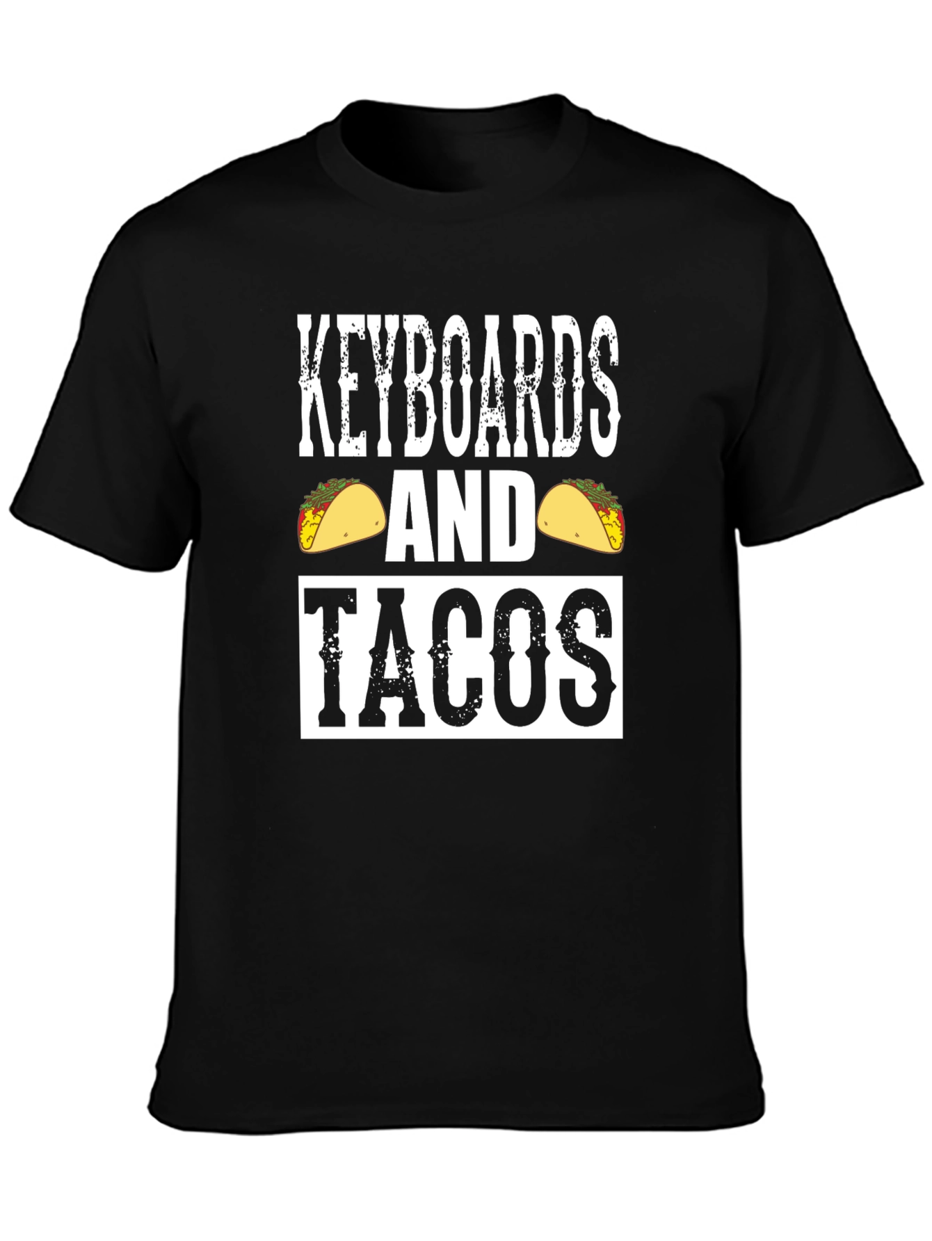 Keyboards and Tacos Graphic T-Shirt