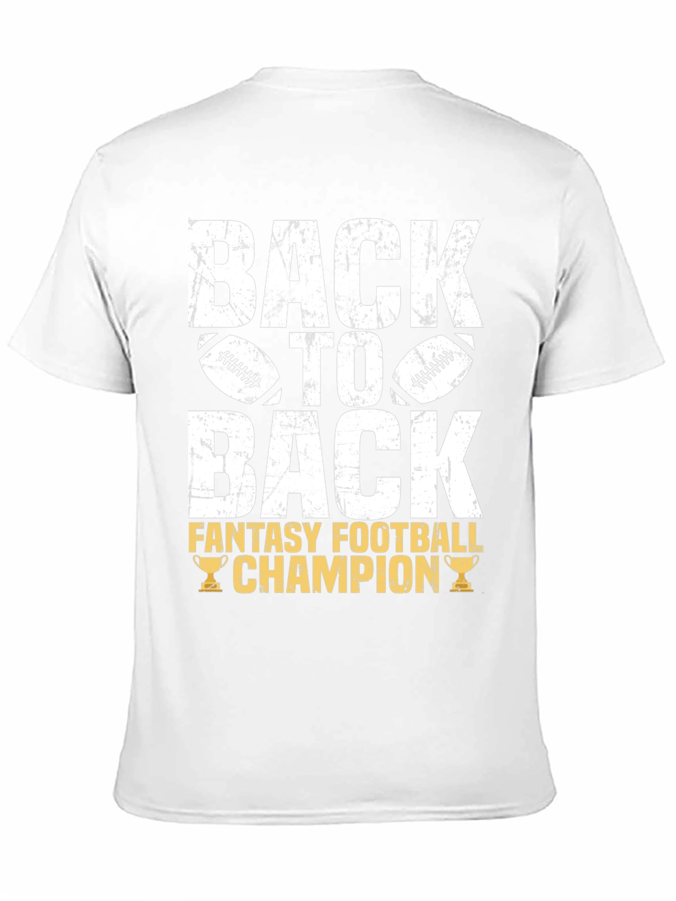 Back to Back Fantasy Football Champion T-Shirt