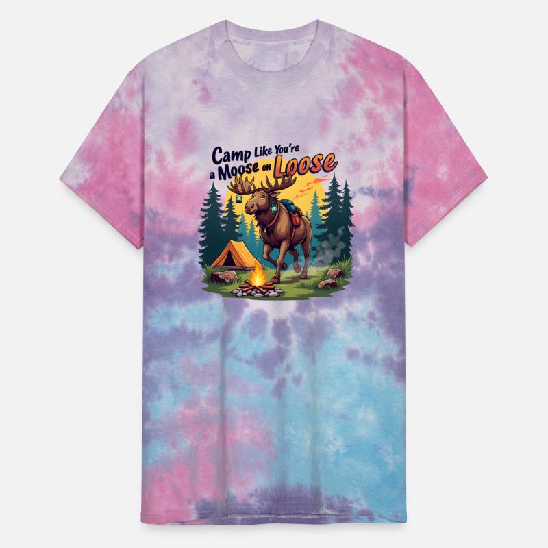 Camping Animals Funny T-shirt Design