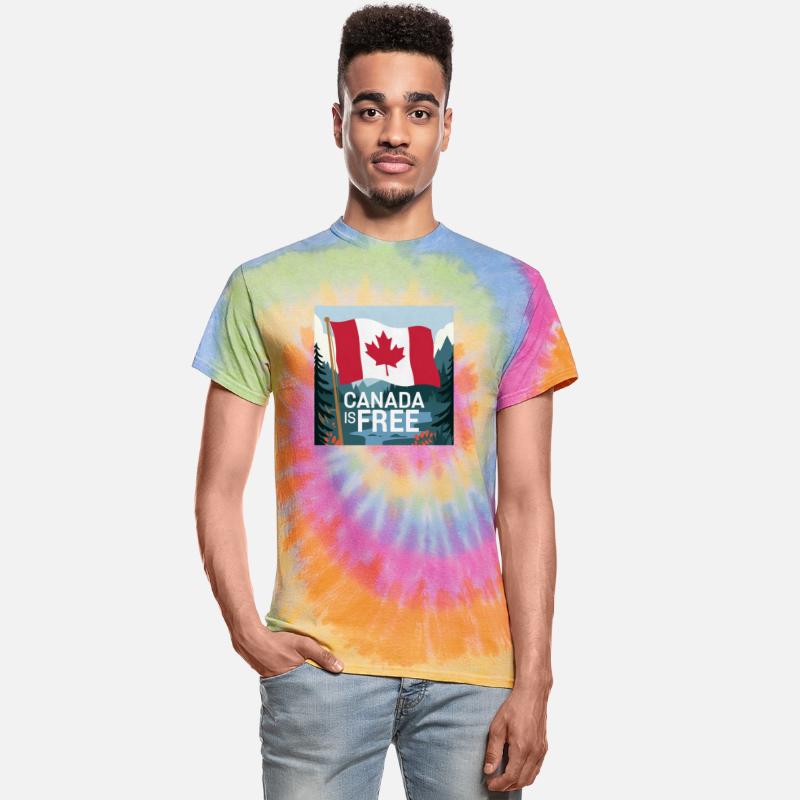 Canada Is Free – Canadian Flag Scenic Design