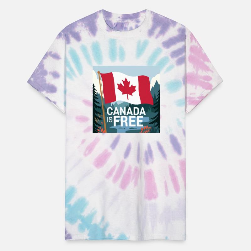Canada Is Free – Canadian Flag Scenic Design