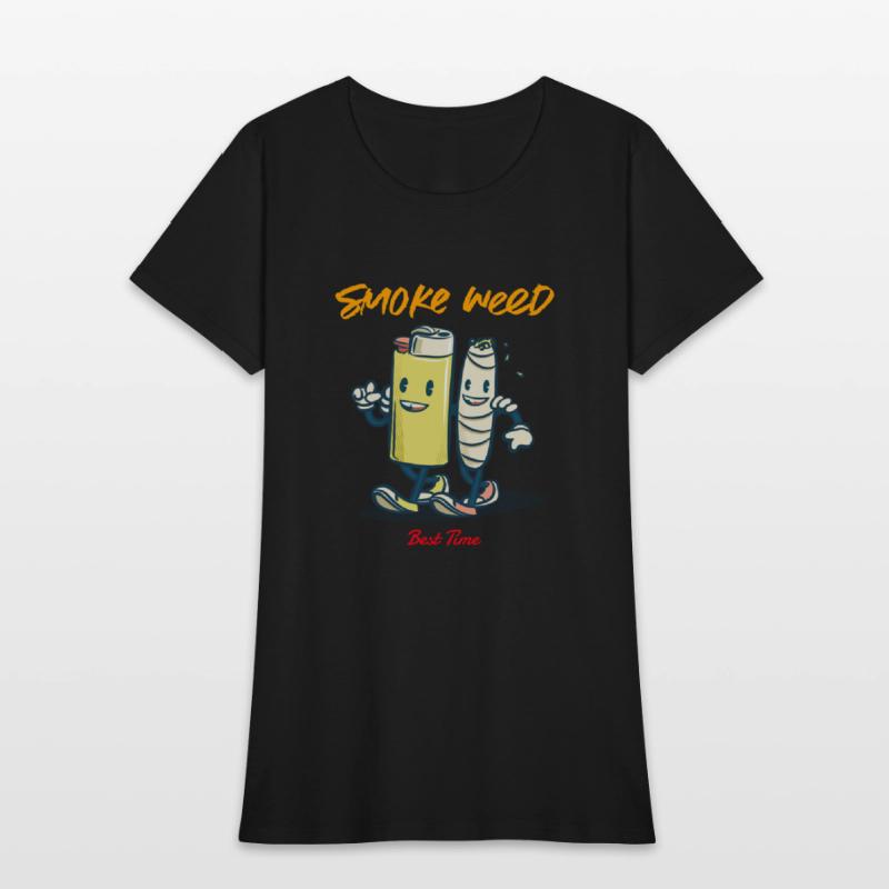 Cartoon art smoke weed