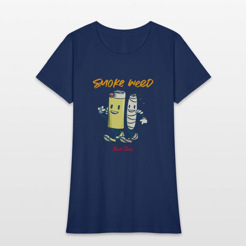 Cartoon art smoke weed