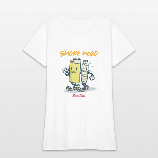 Cartoon art smoke weed