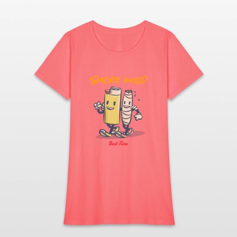 Cartoon art smoke weed