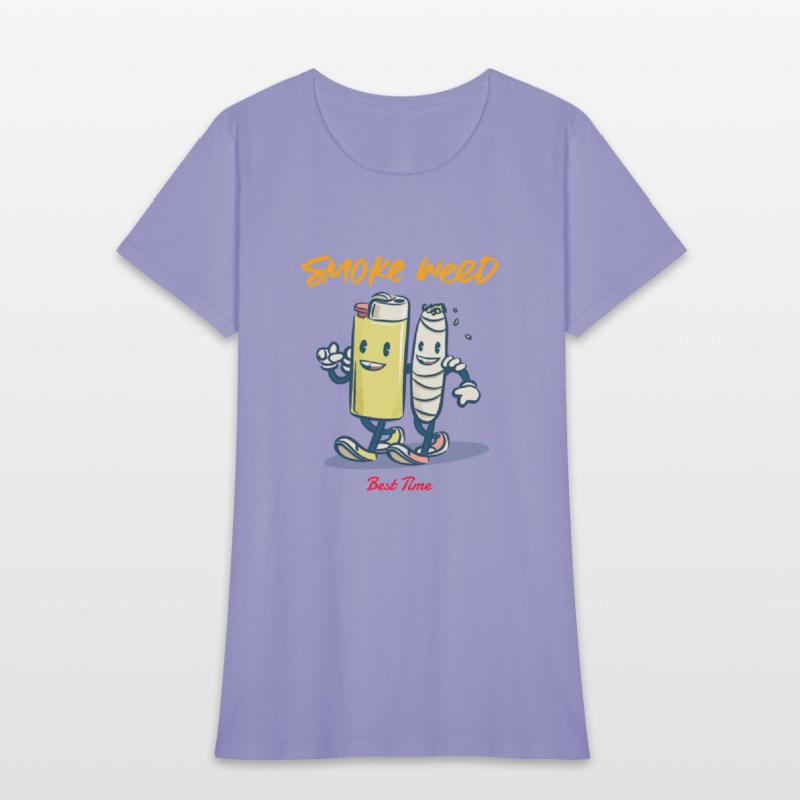 Cartoon art smoke weed