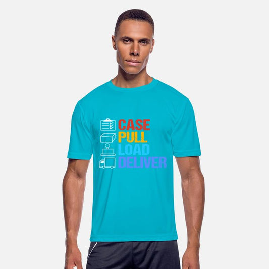 Case Pull Load Deliver Postal Worker Mail Carrier