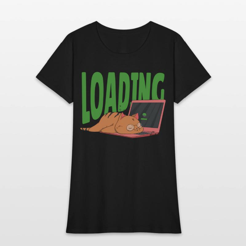 Cat Sleeg Loading Store Motif