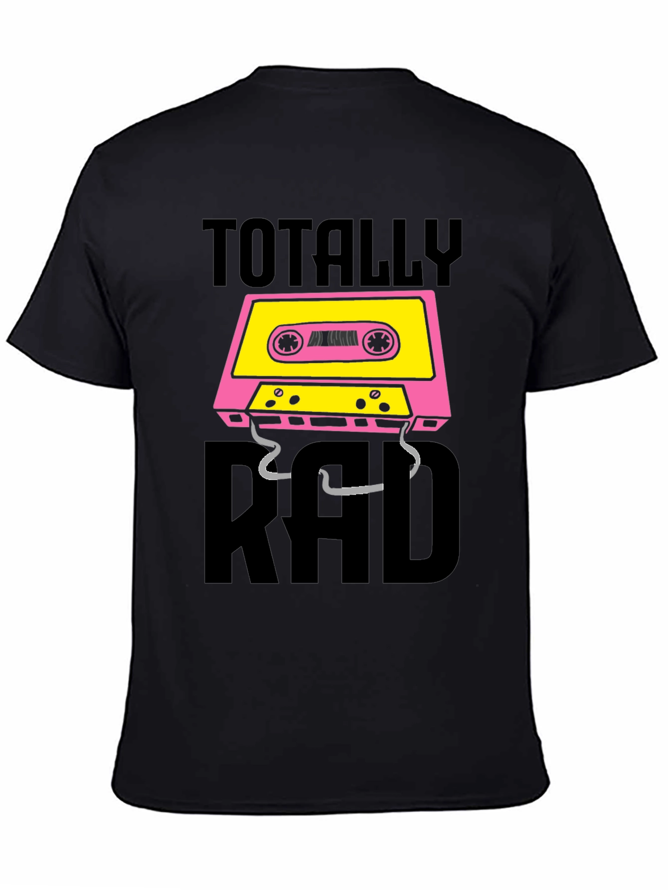 Totally Rad Cassette Tape Graphic T-Shirt