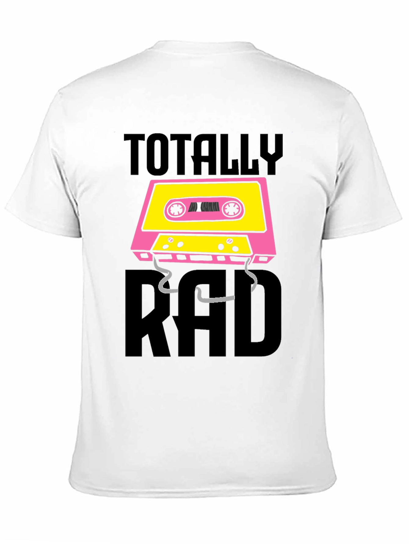Totally Rad Cassette Tape Graphic T-Shirt