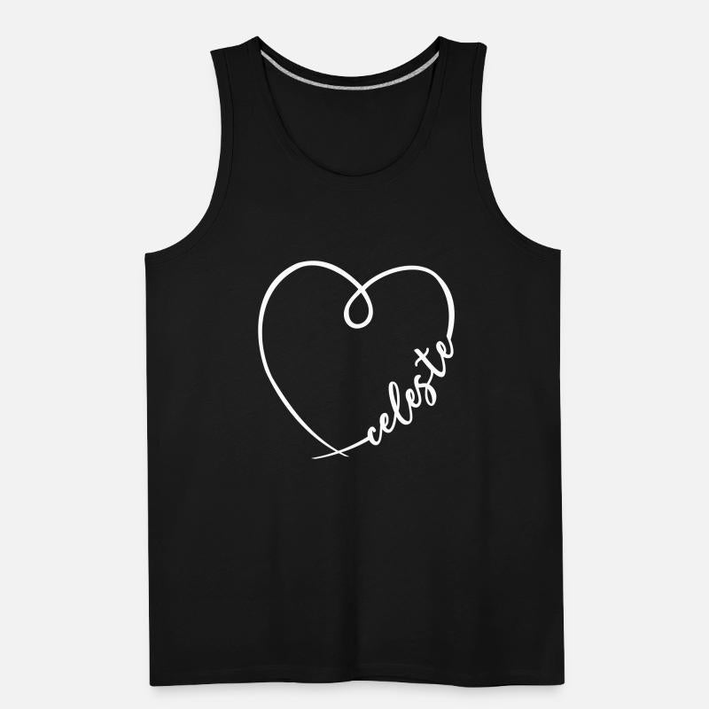 Celeste Name Heart Calligraphy