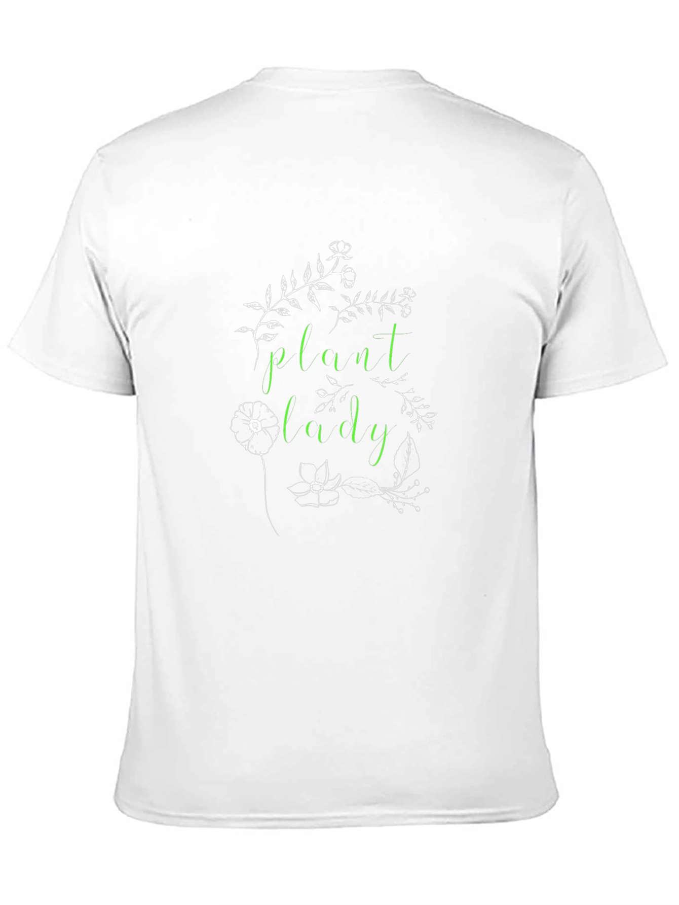 Plant Lady Graphic Tee - Black Cotton Blend