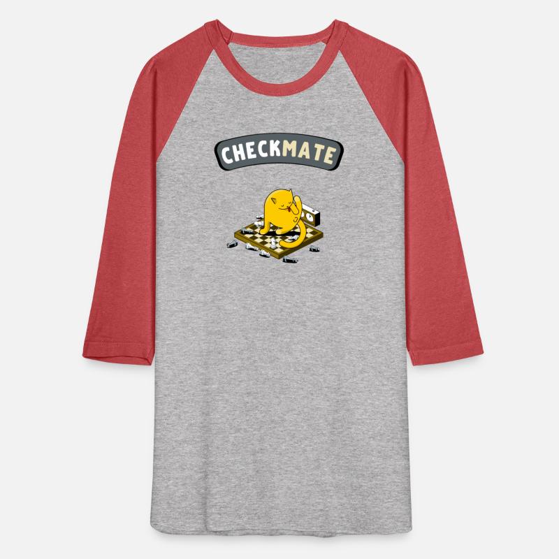 Checkmate! Cat making a mess on a chessboard