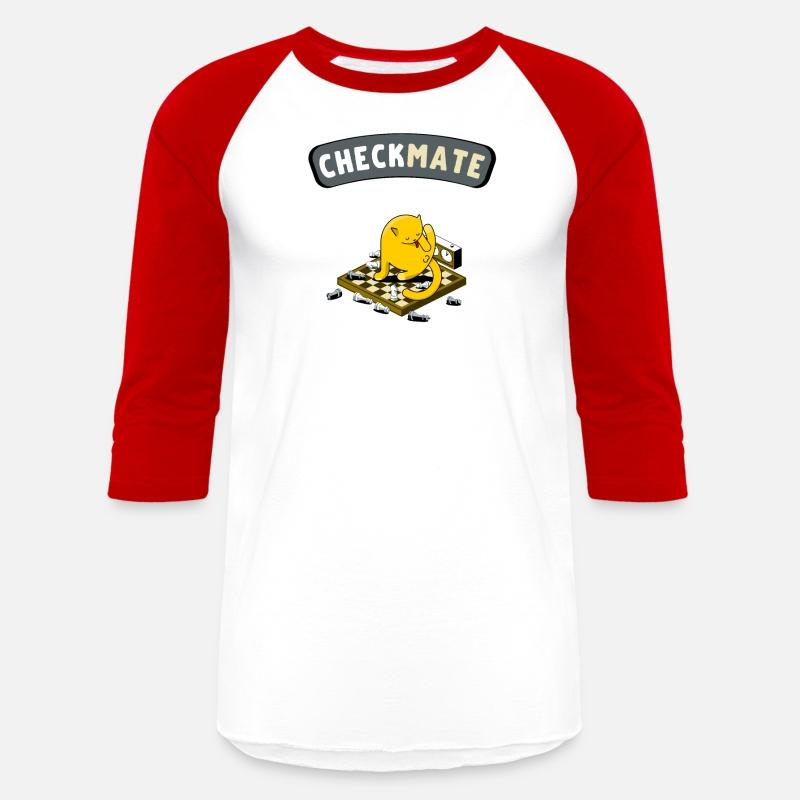 Checkmate! Cat making a mess on a chessboard