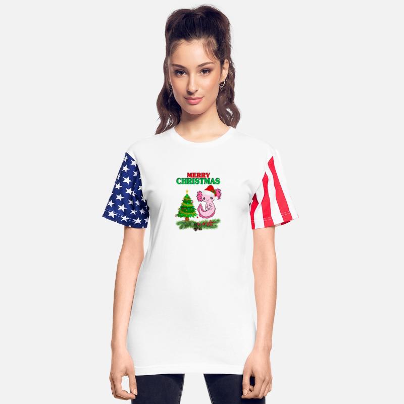 Christmas Axolotl, Christmas Tree with Axolotl