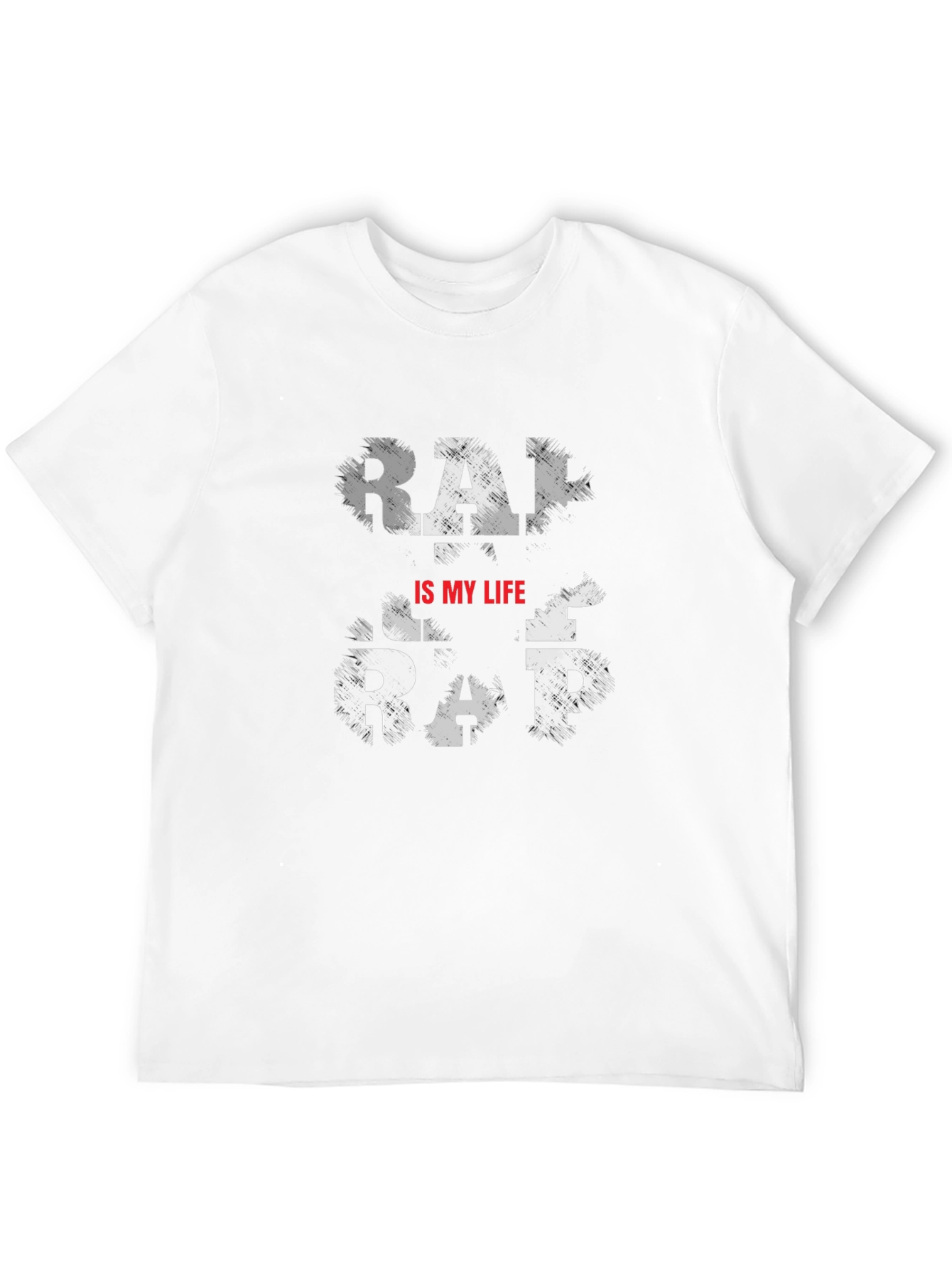 Rap is my Life Mens Black T-Shirt