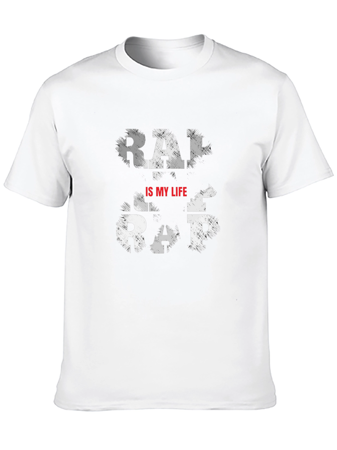 Rap is my Life Mens Black T-Shirt