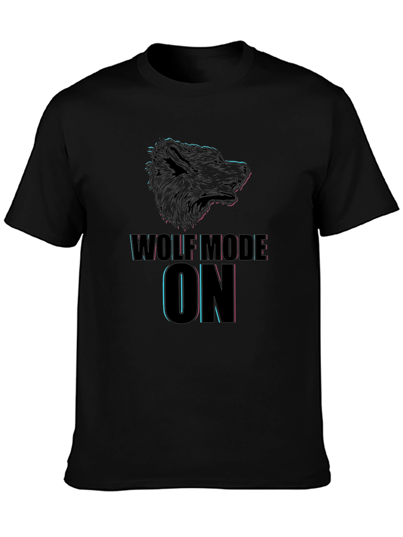 Wolf Mode On - Graphic T-Shirt