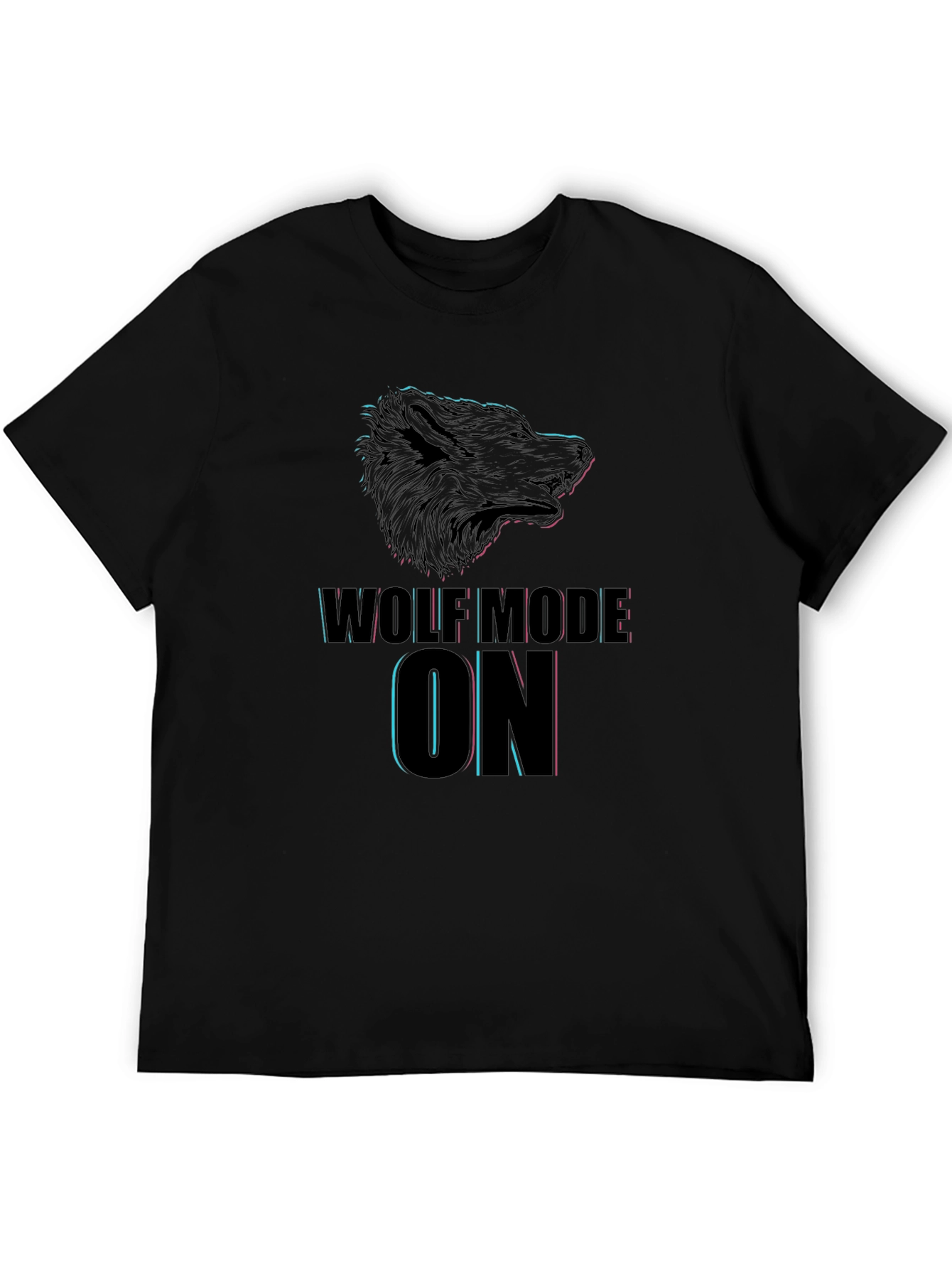 Wolf Mode On - Graphic T-Shirt