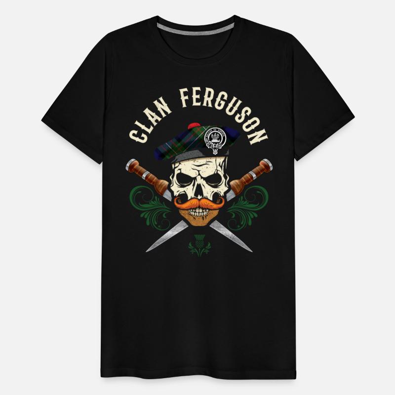Clan Ferguson Scottish Skull Crest Badge Dirk