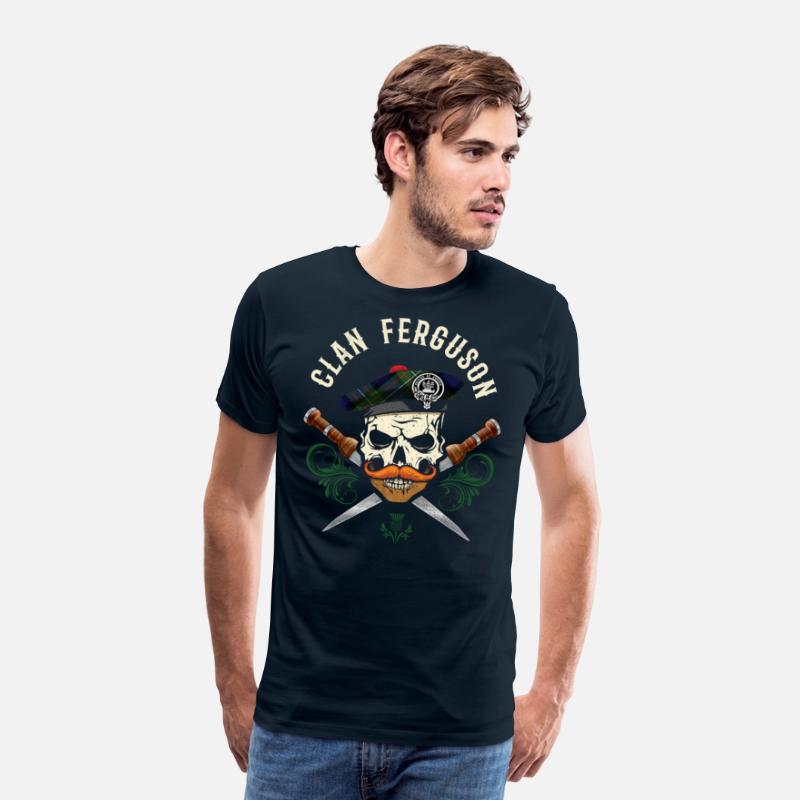 Clan Ferguson Scottish Skull Crest Badge Dirk