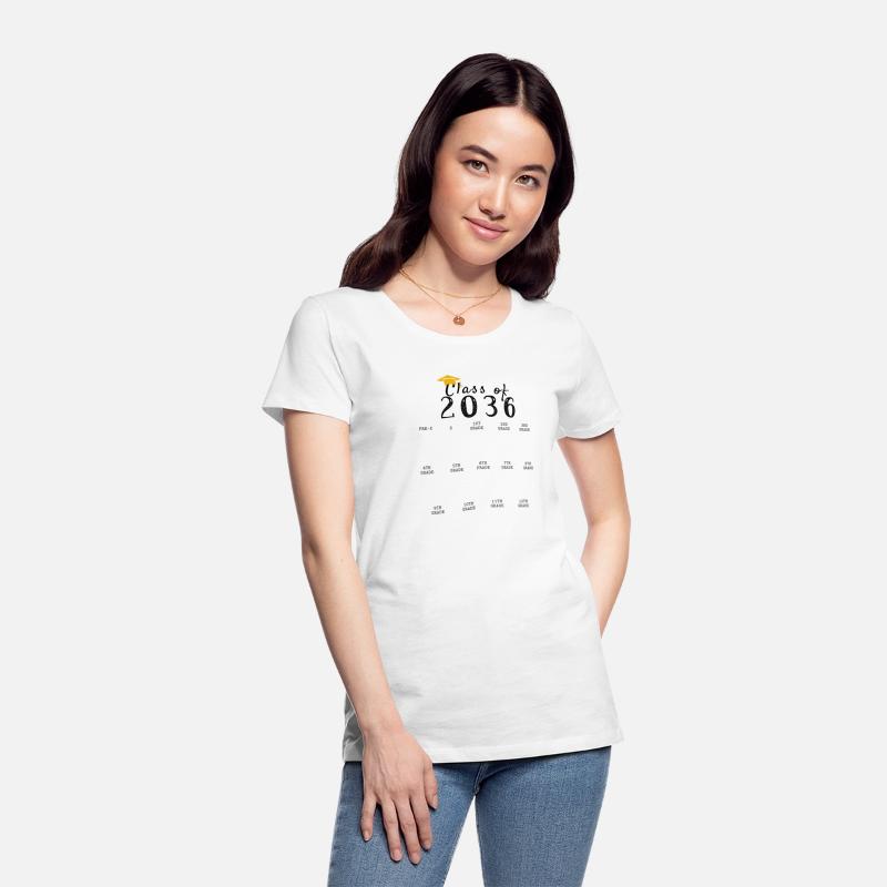 Class of 2036 Grow With Me Tee, Handprint Pre-K