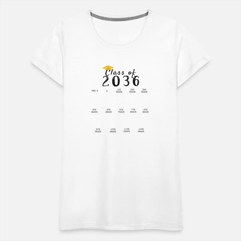 Class of 2036 Grow With Me Tee, Handprint Pre-K