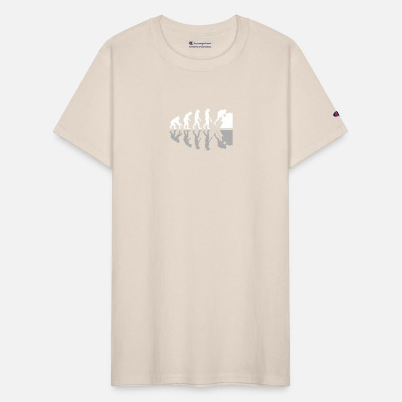 Climbing Human Evolution Rock Climbers Humor Climb