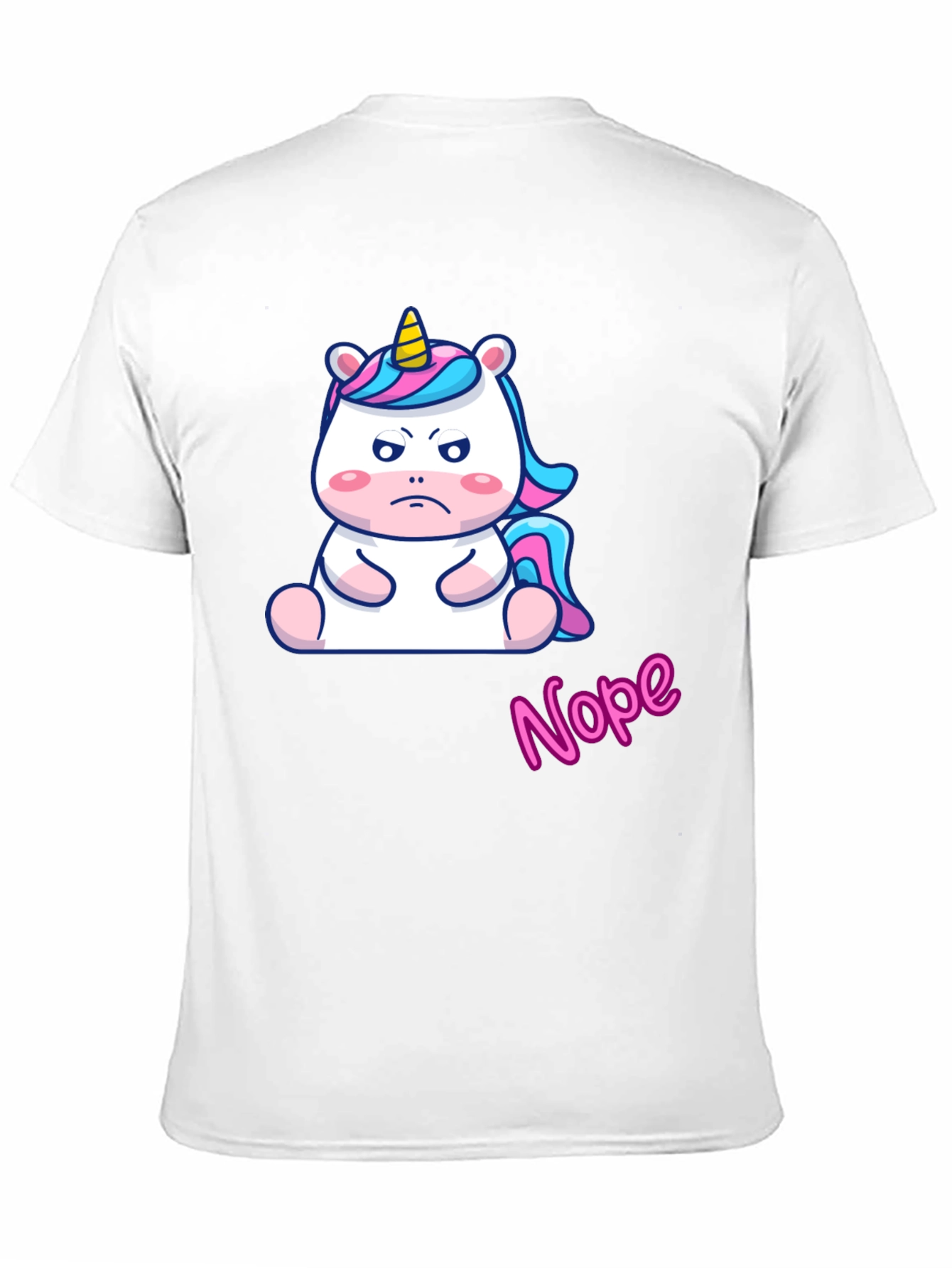 Grumpy Unicorn Nope T-Shirt