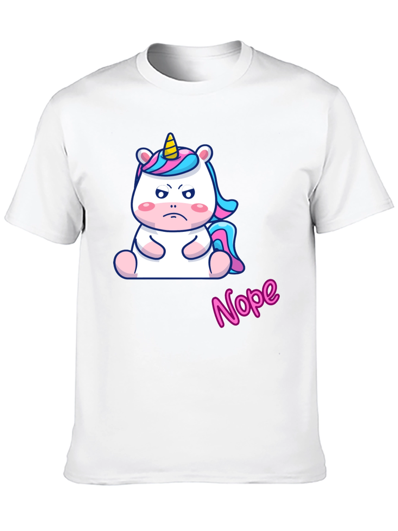 Grumpy Unicorn Nope T-Shirt