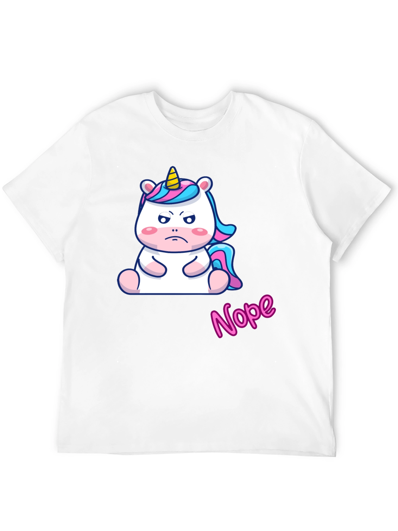 Grumpy Unicorn Nope T-Shirt