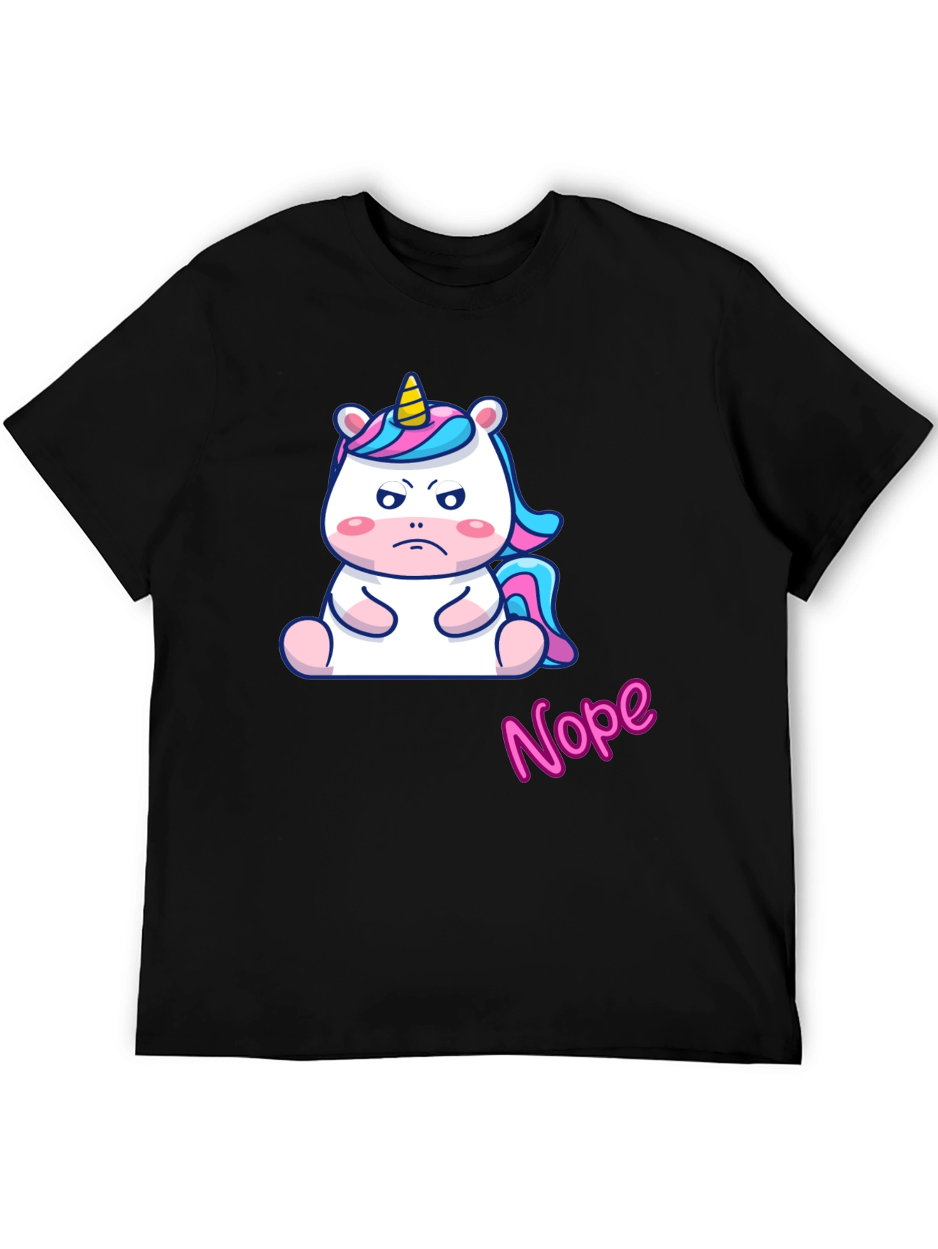 Grumpy Unicorn Nope T-Shirt