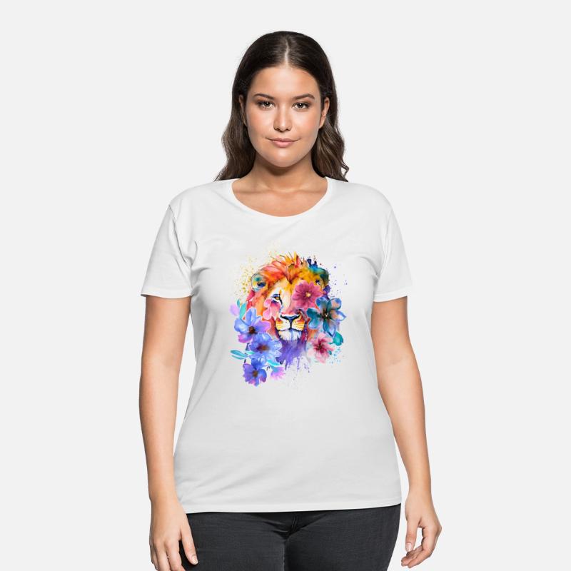 Colorful Lion Painting