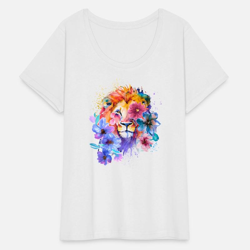 Colorful Lion Painting