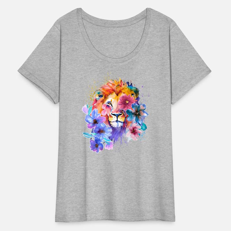 Colorful Lion Painting